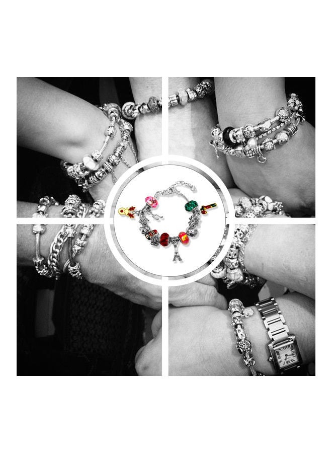 AIWANTO - Eiffel Tower Charm Beaded Bracelet - Image 1