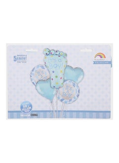 أم كولور بالون Mcolour Balloon It's a Boy Foil Balloons, Set of 5 - Multi Color 
