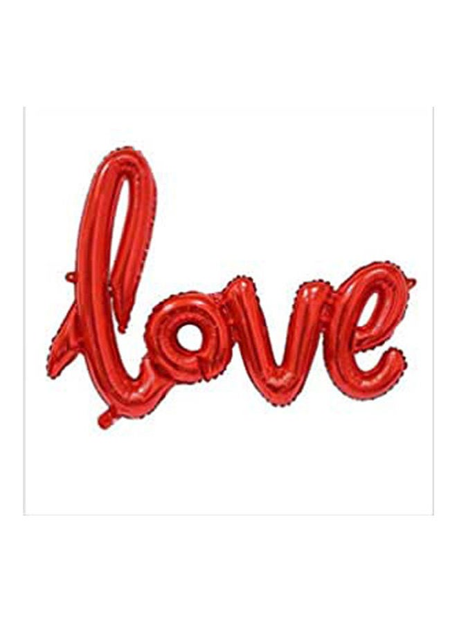 Big Ligatures LOVE Letter Foil Balloon Anniversary Wedding Decoration Balloon 