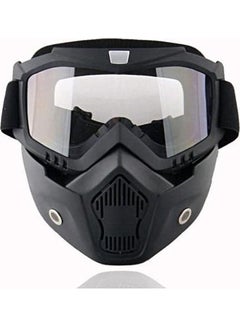 Generic Motorcycle Face Mask  Glass 