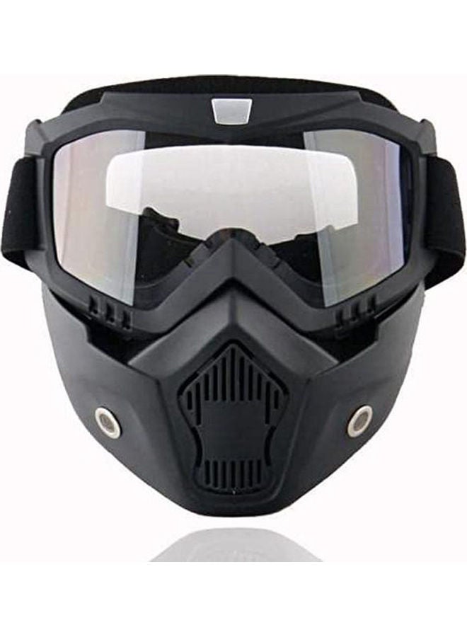 Generic Motorcycle Face Mask  Glass 