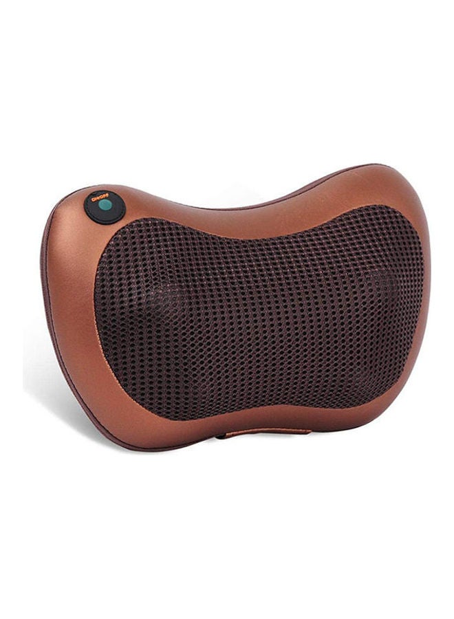 Generic Massage pillow shiatsu Deep Kneading neck back shoulder Pillow Massager 4 rollers with heat for car, home, office 