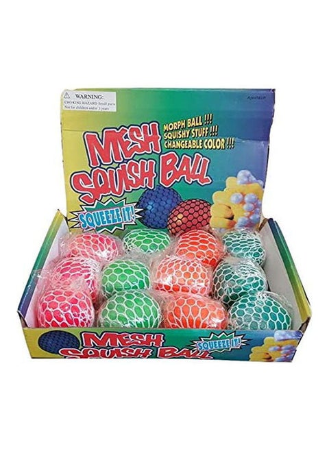 Squishy Mesh Slime Balls (Pack Of 12)