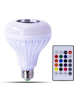 Generic Smart Bluetooth 4.0 Music Speaker Lamp Led Bupounds Intelligent Light Multicolour 