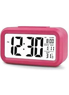 Generic Digital Desk Clock Alarm Large Screen And Light Switch And Temperature Multicolour 