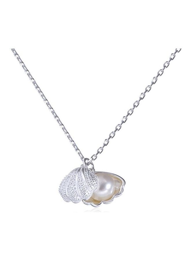 بيرفيي Rhodium Plated Ziron Studded Pendant Necklace - Image 1