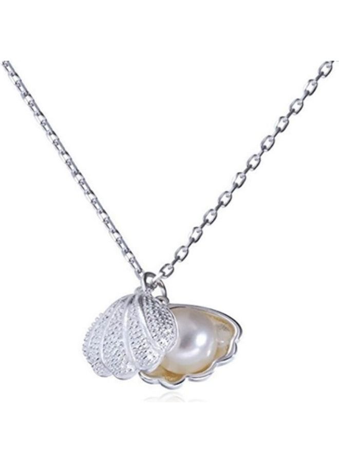 بيرفيي Rhodium Plated Ziron Studded Pendant Necklace - Image 2