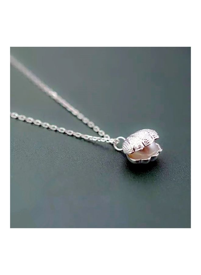 بيرفيي Rhodium Plated Ziron Studded Pendant Necklace - Image 3