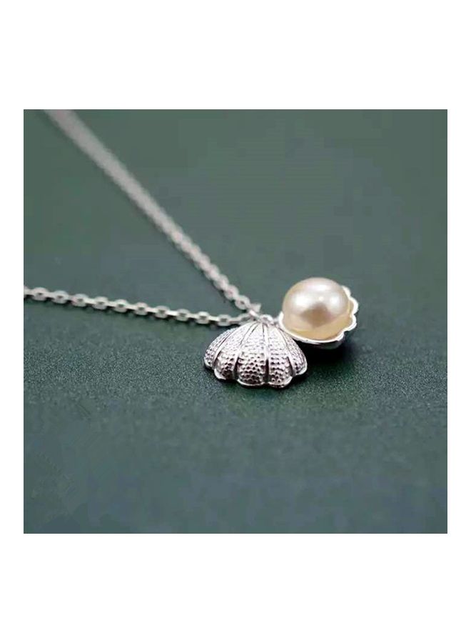 بيرفيي Rhodium Plated Ziron Studded Pendant Necklace - Image 4