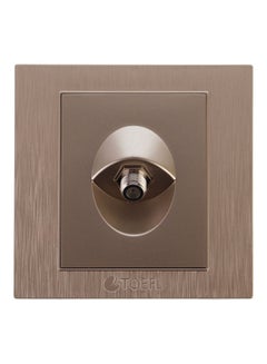 TOEFL Satellite Socket Port Light Gold 7x7x2cm  - Image 1