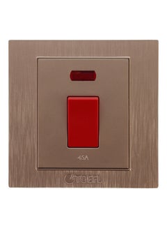 TOEFL Air Conditioner Switch Light Gold 7x7x2cm  - Image 1