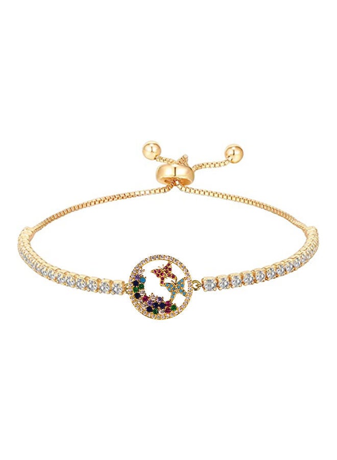 Alissa Pull String Butterfly Bracelet