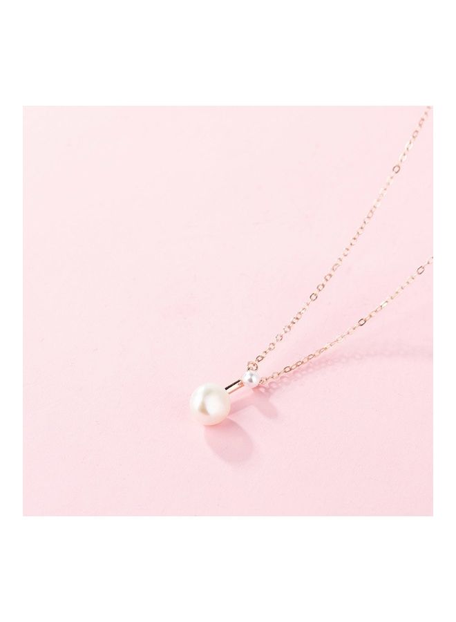 بيرفيي S925 Sterling Silver Crystal Studded Pendant Necklace  - Image 4