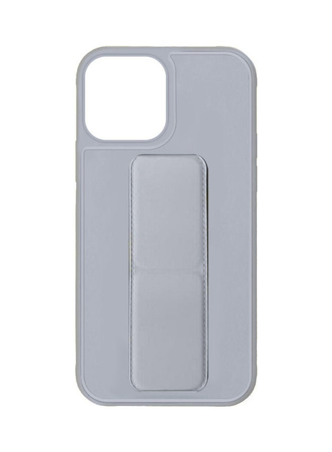 MARGOUN Protective Case Cover with Finger Grip Stand for Apple iPhone 13 Pro Max Grey - Image 3
