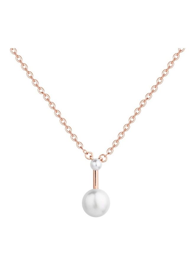 بيرفيي S925 Sterling Silver Crystal Studded Pendant Necklace  - Image 1