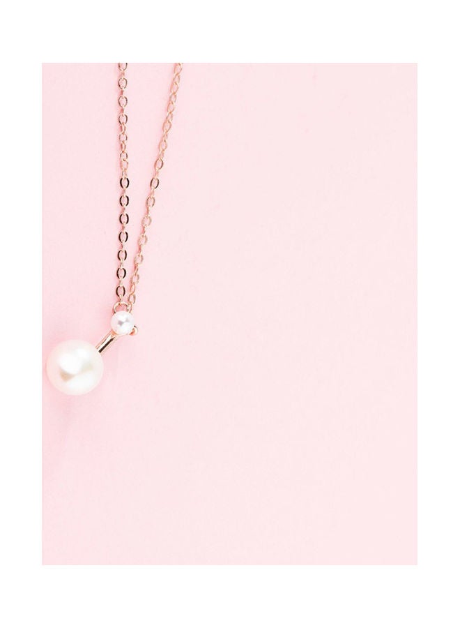 بيرفيي S925 Sterling Silver Crystal Studded Pendant Necklace  - Image 5