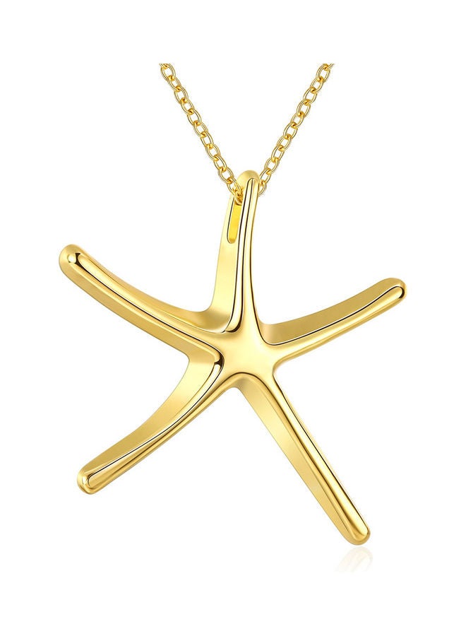 Perfii Rhodium Plated Ziron Studded Pendant Necklace - Image 1