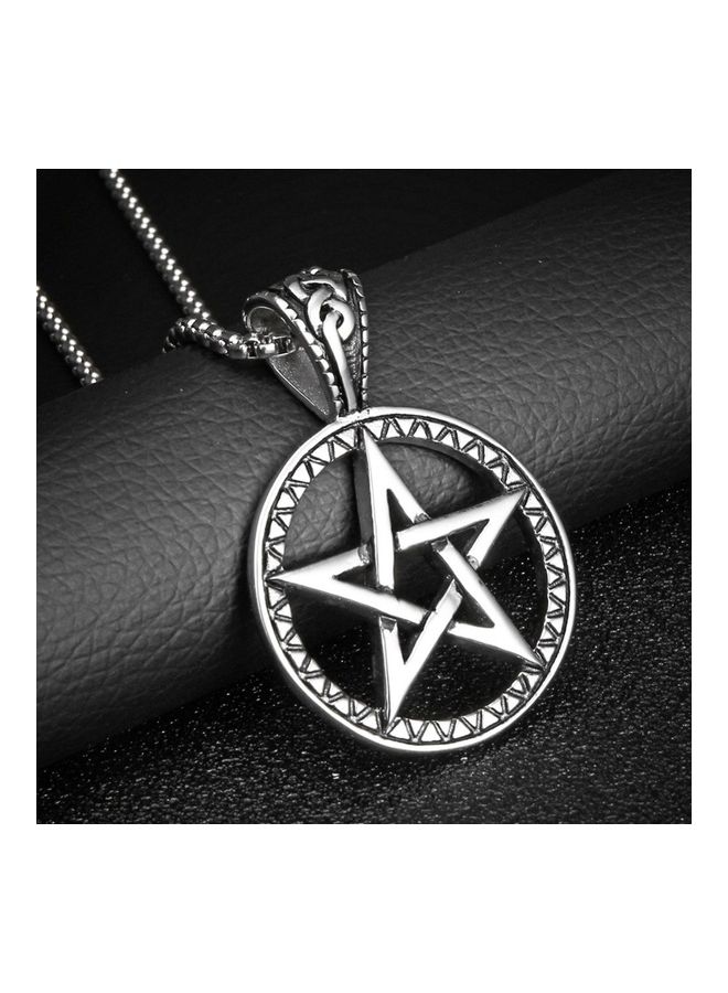 بيرفيي Rhodium Plated Ziron Studded Pendant Necklace  - Image 2