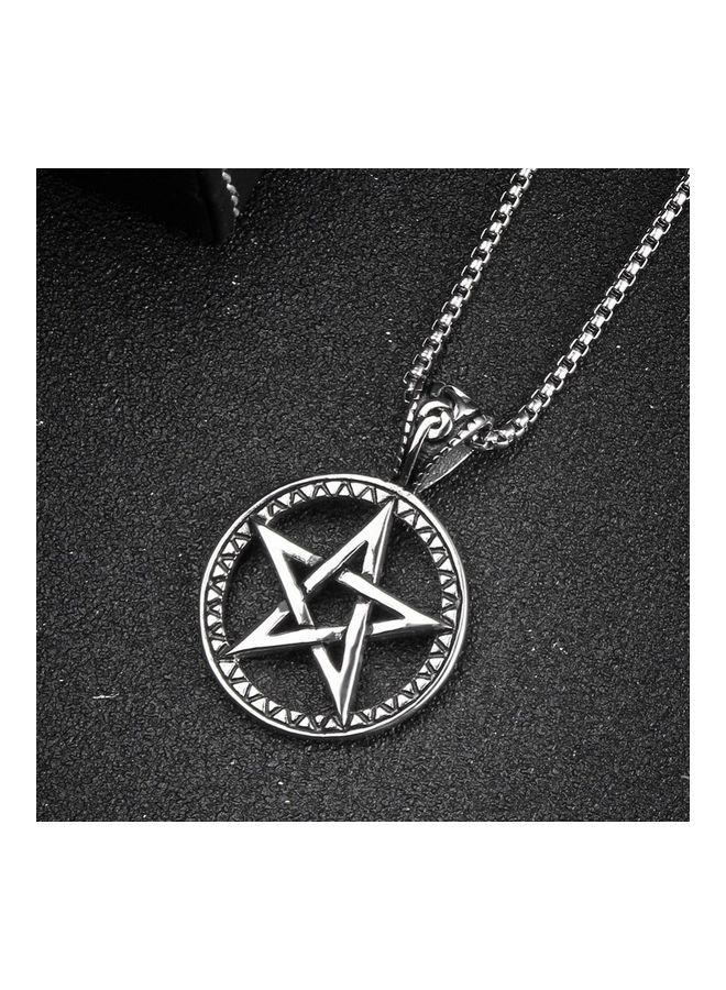 بيرفيي Rhodium Plated Ziron Studded Pendant Necklace  - Image 3