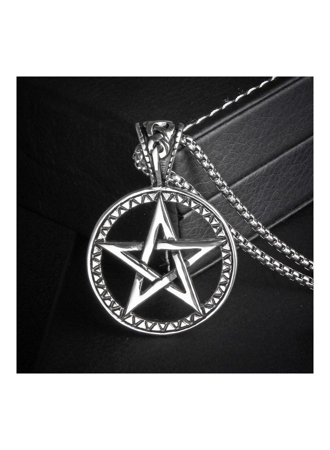 بيرفيي Rhodium Plated Ziron Studded Pendant Necklace  - Image 4