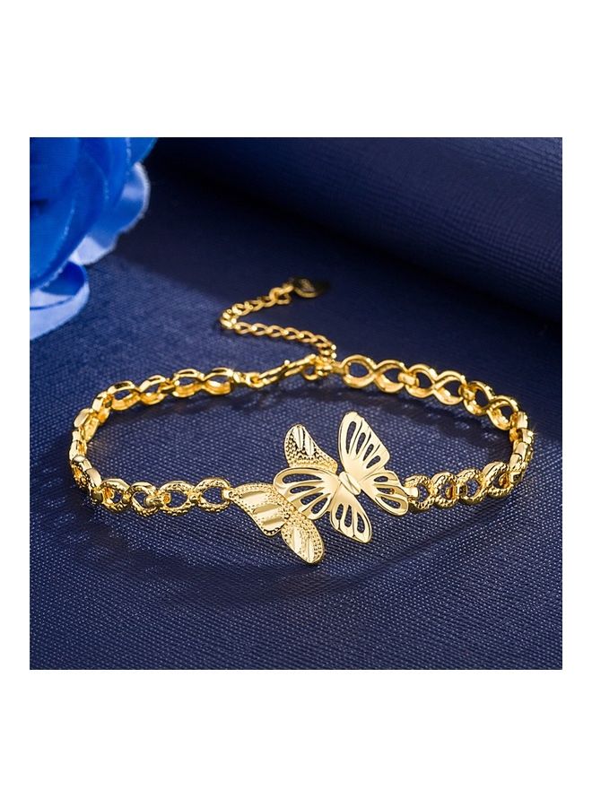 Perfii Rhodium Plated Cubic Ziron Stylish Bracelet - Image 4