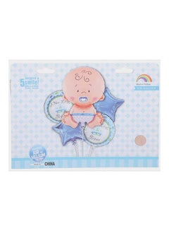 أم كولور بالون Mcolour Balloon a New Little Prince Foil Balloons, Set of 5 - Multi Color 