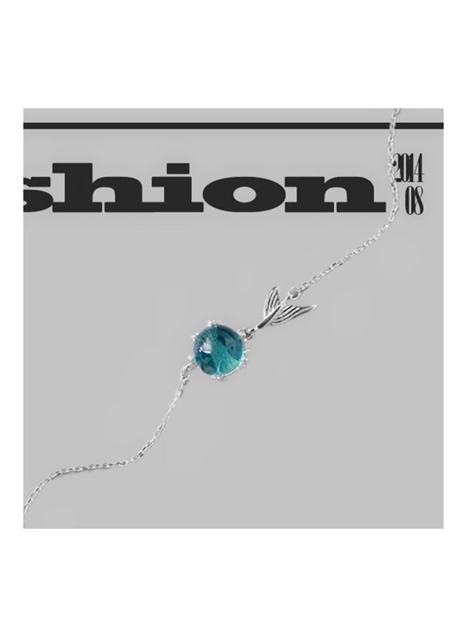 Perfii Rhodium Plated Cubic Ziron Stylish Bracelet - Image 2