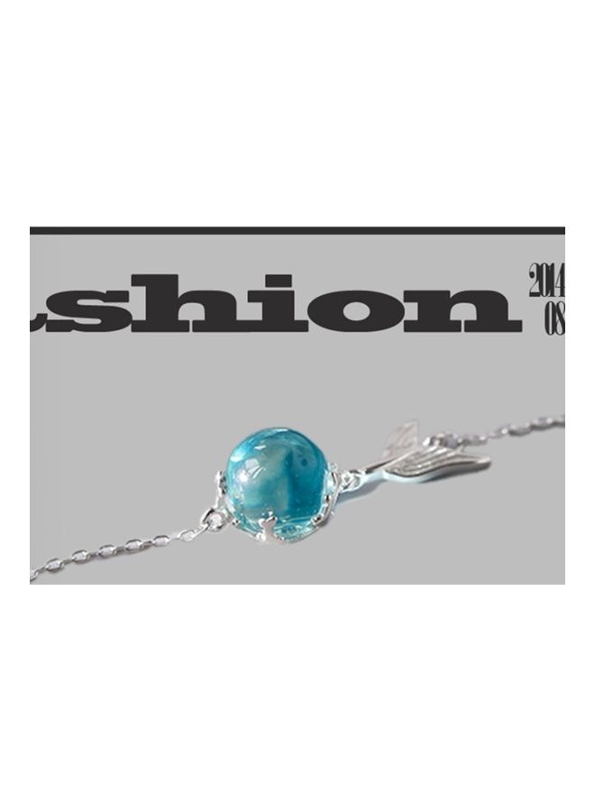 Perfii Rhodium Plated Cubic Ziron Stylish Bracelet - Image 4