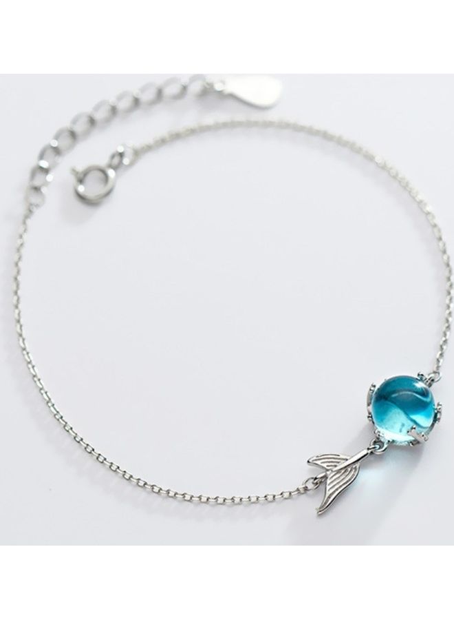 Perfii Rhodium Plated Cubic Ziron Stylish Bracelet - Image 5