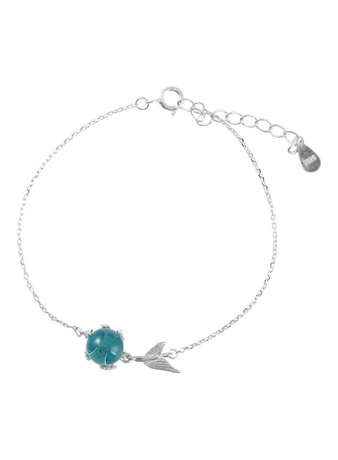 Perfii Rhodium Plated Cubic Ziron Stylish Bracelet - Image 1