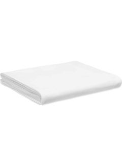 Hotel Linen Klub 3-Piece Flat Sheet With Pillowcases Set Cotton Blend White 240x260cm  - Image 2