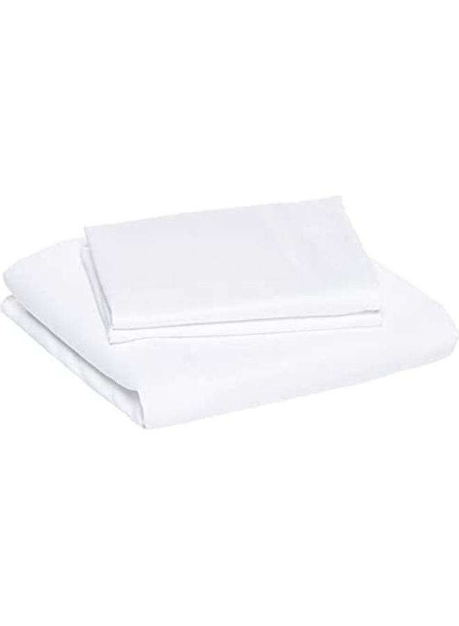 Hotel Linen Klub 2-Piece Deyarco Duvet Cover Set Cotton Blend White 160x220cm  - Image 4