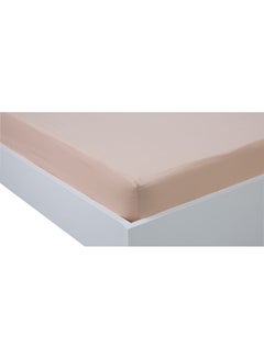Hotel Linen Klub 2-Piece Deyarco Single Size Sheet Set Cotton Blend Peach 120x200cm  - Image 2