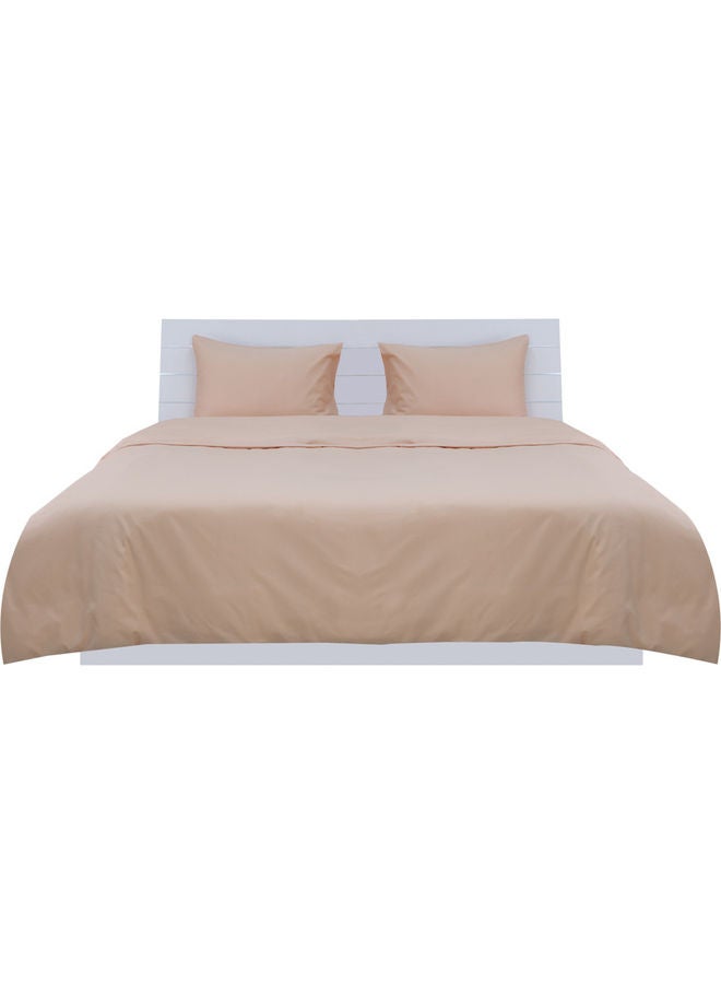 Princess 3-Piece Duvet Cover With Pillowcases Cotton Blend Peach 220 x 240cm  - Image 4