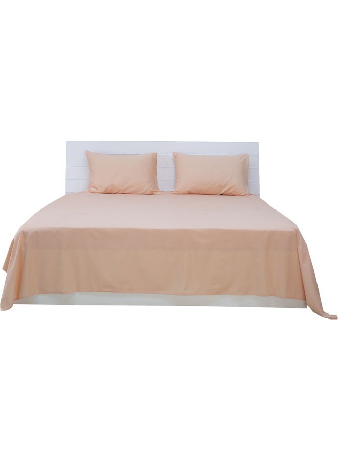 Princess 2-Piece Deyarco Single Size Sheet Set Cotton Blend Peach 120x200+25cm  - Image 3