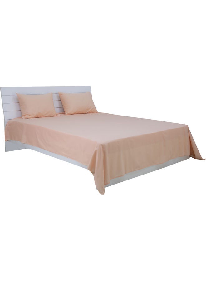 Princess 2-Piece Deyarco Single Size Sheet Set Cotton Blend Peach 120x200+25cm  - Image 4