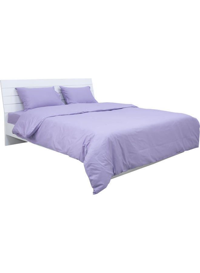 Princess 3-Piece Duvet Cover With Pillowcases Cotton Blend Lilac 220 x 240cm - Image 4