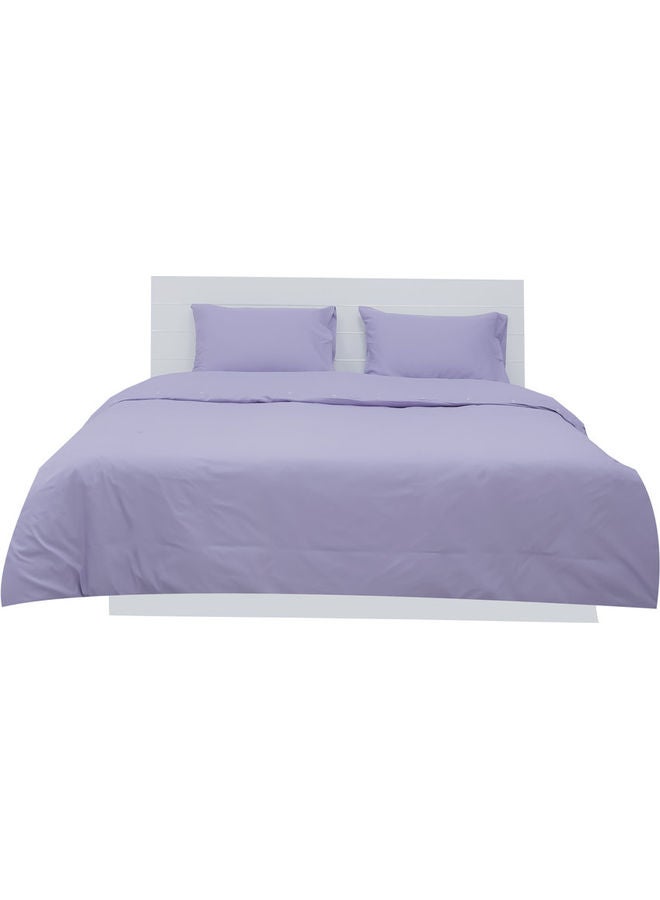 Princess 3-Piece Duvet Cover With Pillowcases Cotton Blend Lilac 220 x 240cm - Image 5