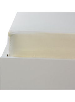 Hotel Linen Klub 3-Piece Fitted Sheet And Pillowcases Set Cotton Blend Cream 180x200cm  - Image 4