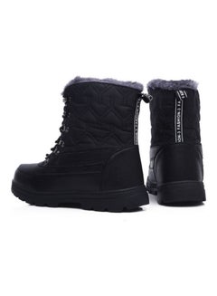 Beauenty Lace Up Outdoor High Top Waterproof Casual Boots Black  - Image 3