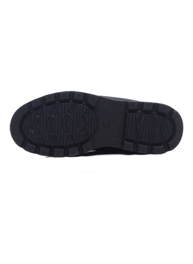 حذاء بوت كاجوال مغطى بطبقة مضادة للماء أسود