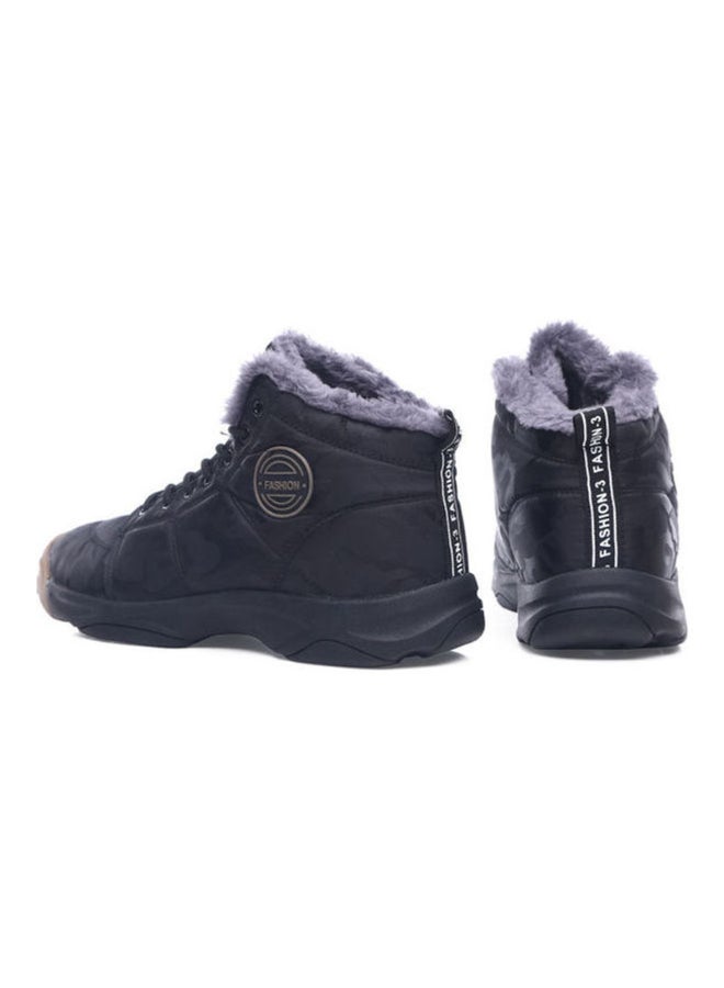 Beauenty Lace-Up High Top Sneakers Black  - Image 5