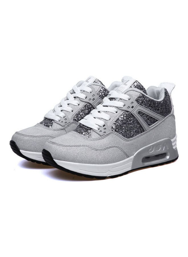 Beauenty Lace-Up Low Top Sneakers Grey/White  - Image 1