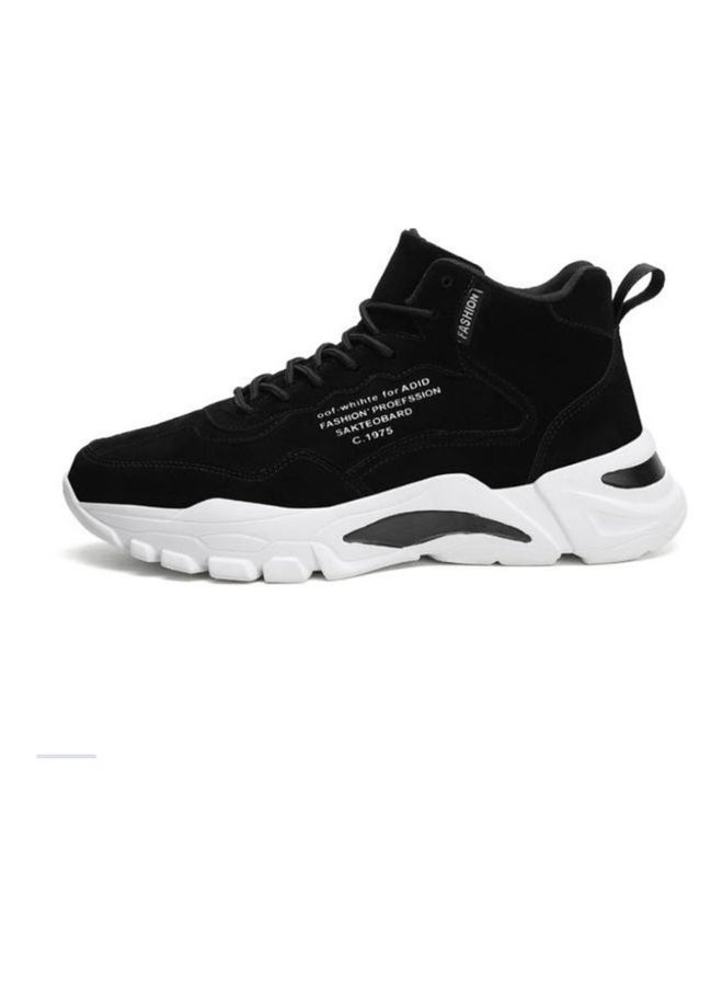 Beauenty Lace-Up High Top Sneakers Black/White  - Image 1