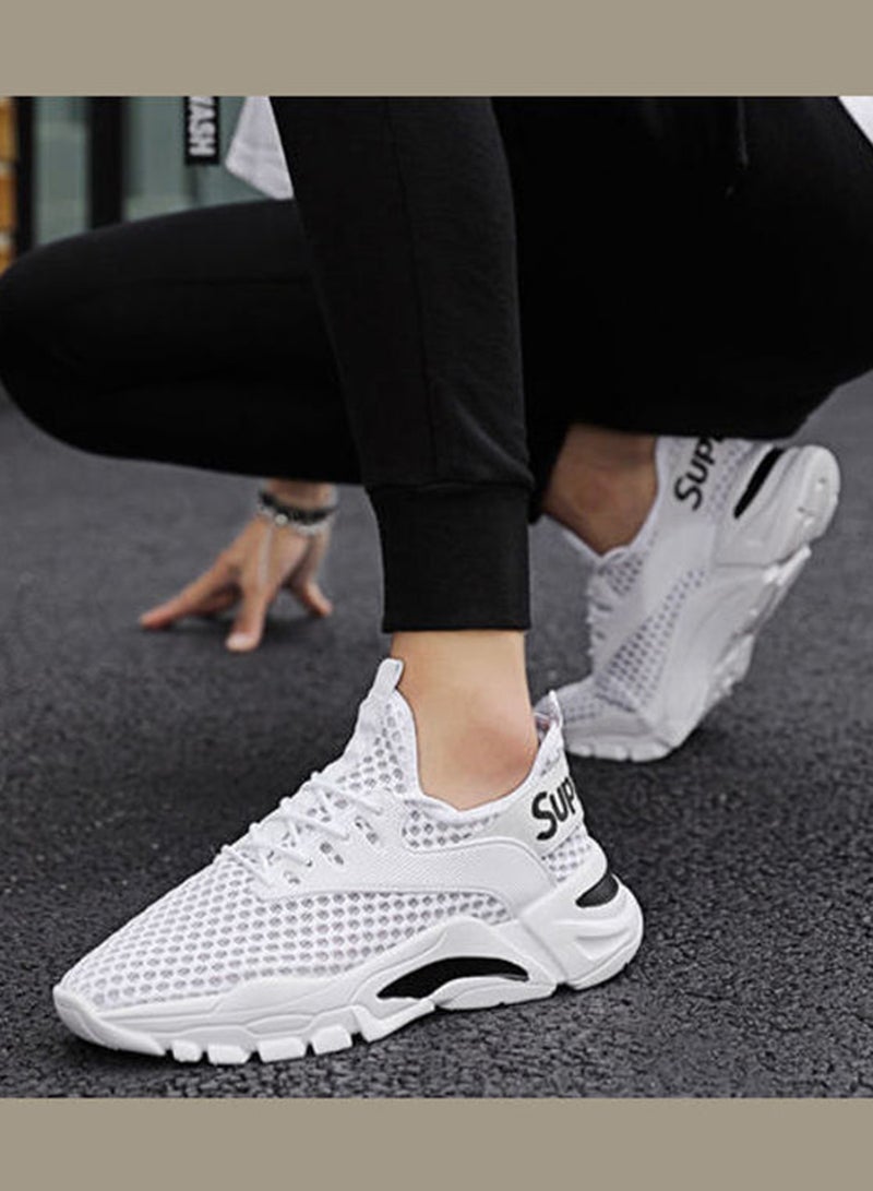Beauenty Summer New Mesh Sport Shoes White - Image 3