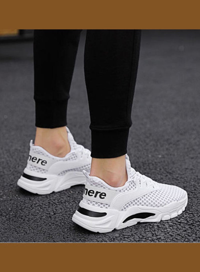 Beauenty Summer New Mesh Sport Shoes White - Image 4