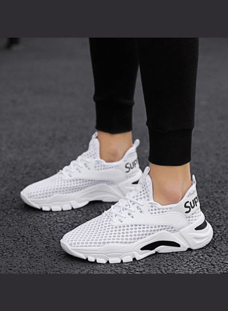 Beauenty Summer New Mesh Sport Shoes White - Image 5