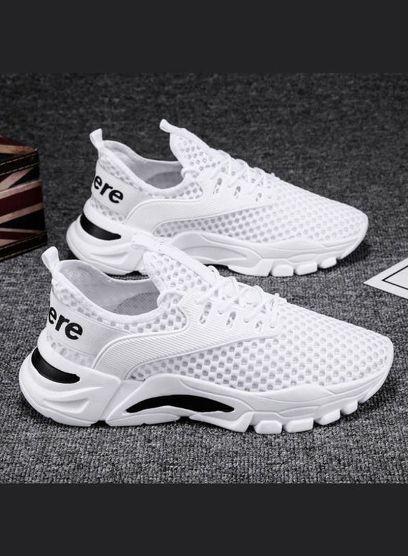 Beauenty Summer New Mesh Sport Shoes White - Image 2