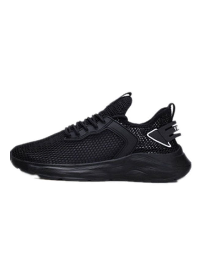 Beauenty Mesh Light Lace-Up Running Shoes Black - Image 1