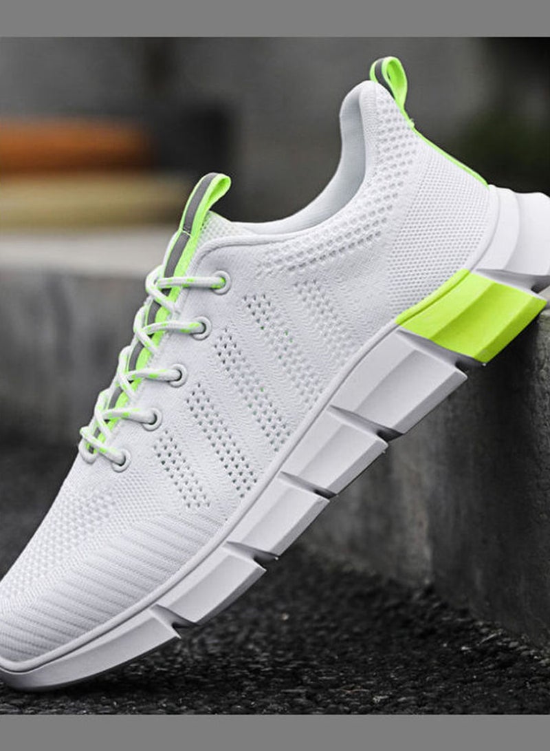 Beauenty Flying Mesh Breathable Sport Shoes White - Image 3